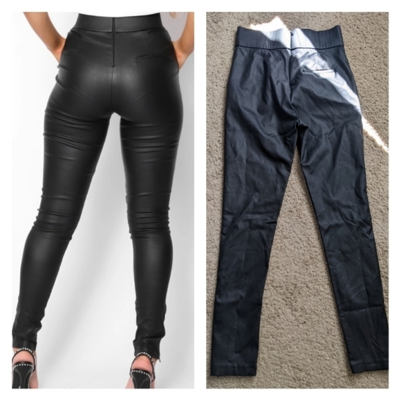 White Fox fired up wet look pants - Picture 3 of 4